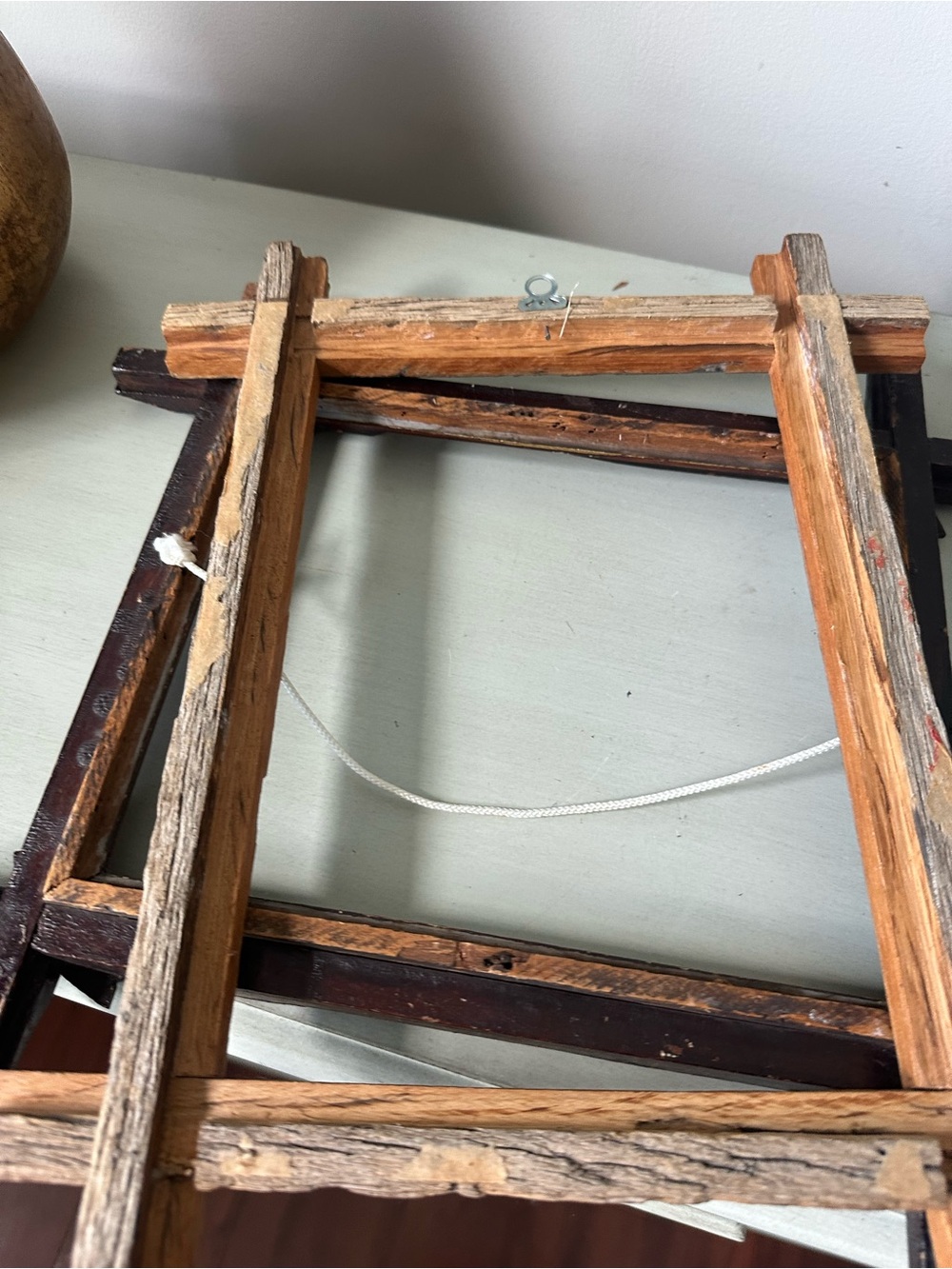 Vintage primitive Adirondack picture frames lot of 2 - Picture 4 of 9